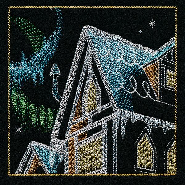 Reindeer & Gingerbread Christmas Scene II - Panel 2