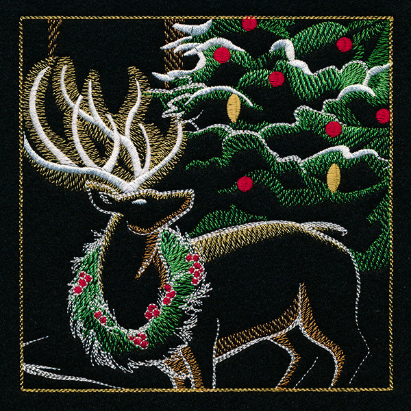 Reindeer & Gingerbread Christmas Scene II - Panel 5