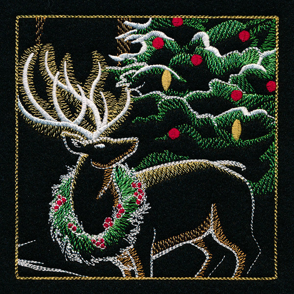 Reindeer & Gingerbread Christmas Scene II - Panel 5