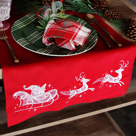 Snow Baroque Santa's Flight - Reindeer 1