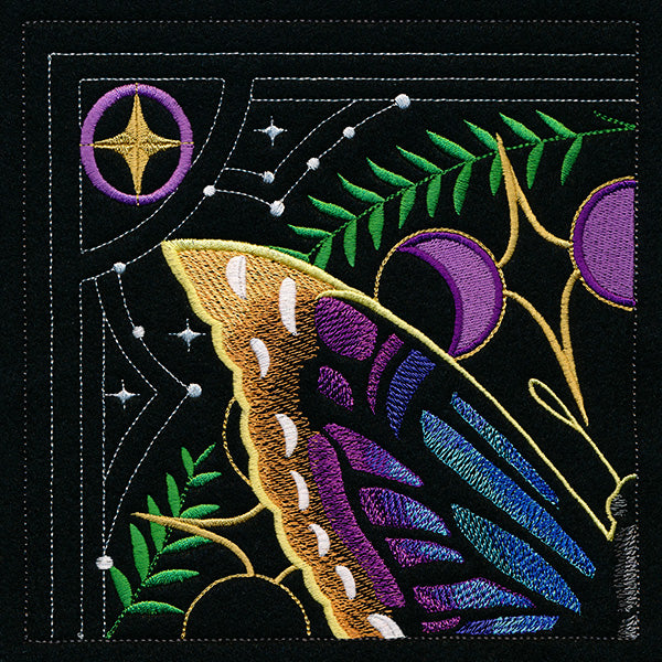 Celestial Butterfly Square - Top Left