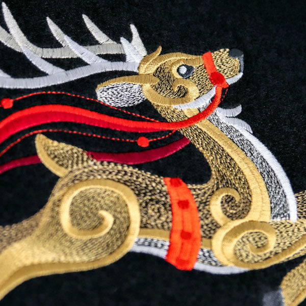 Merry Flight Baroque Christmas Reindeer