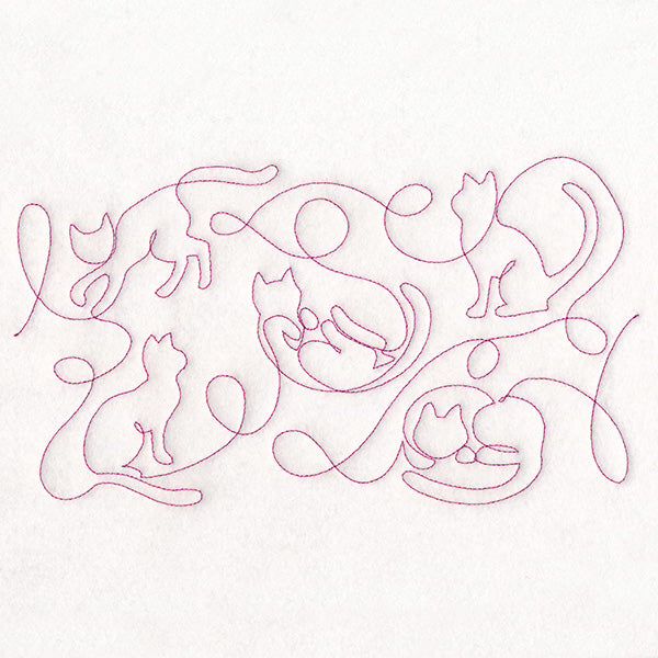 Crafty Quilters - Cats (Edge-to-Edge Quilting)