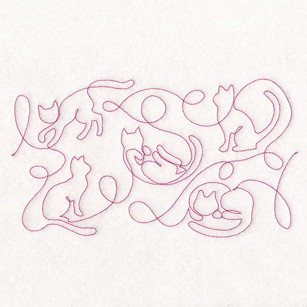 Crafty Quilters - Cats (Edge-to-Edge Quilting)