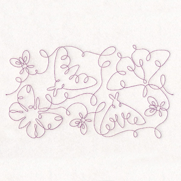 Crafty Quilters - Butterflies and Moths (Edge-to-Edge Quilting)