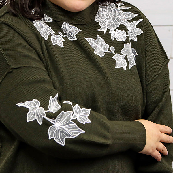 Embellish Me with Flowers - English Ivy (Freestanding Organza)