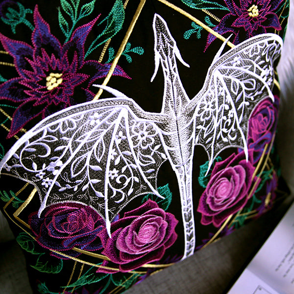 Dragon & Flowers Panel Scene - Top Left