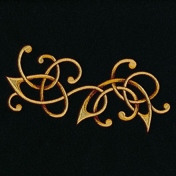 Heraldic Knotwork Dragon Spray