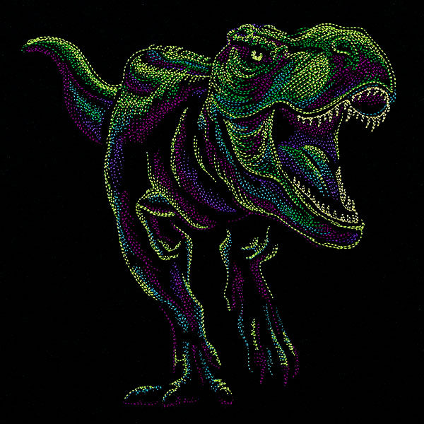 Emerging with a Roar T-Rex