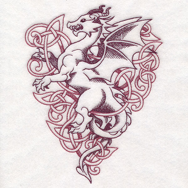 Heraldic Knotwork Dragon