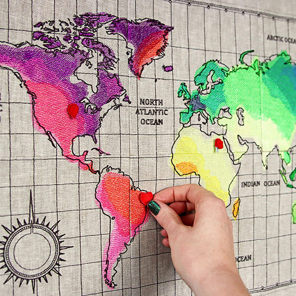 Mini Shapes - Map Pin (Freestanding)