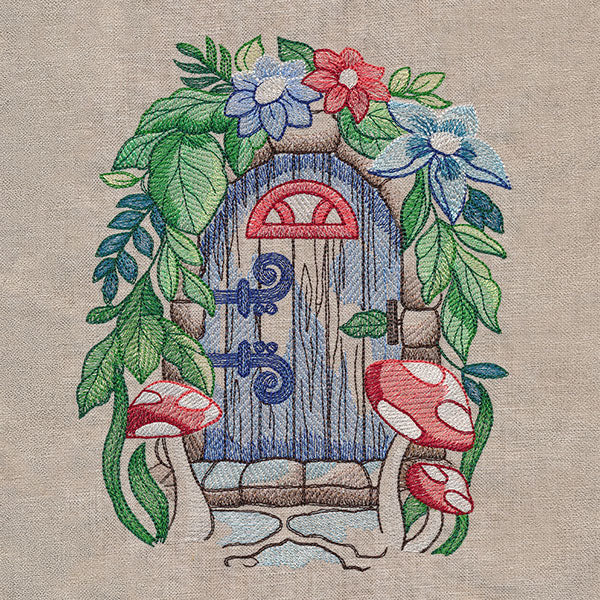 Toadstool Fairy Door
