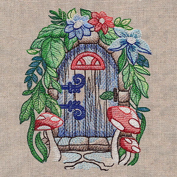 Toadstool Fairy Door