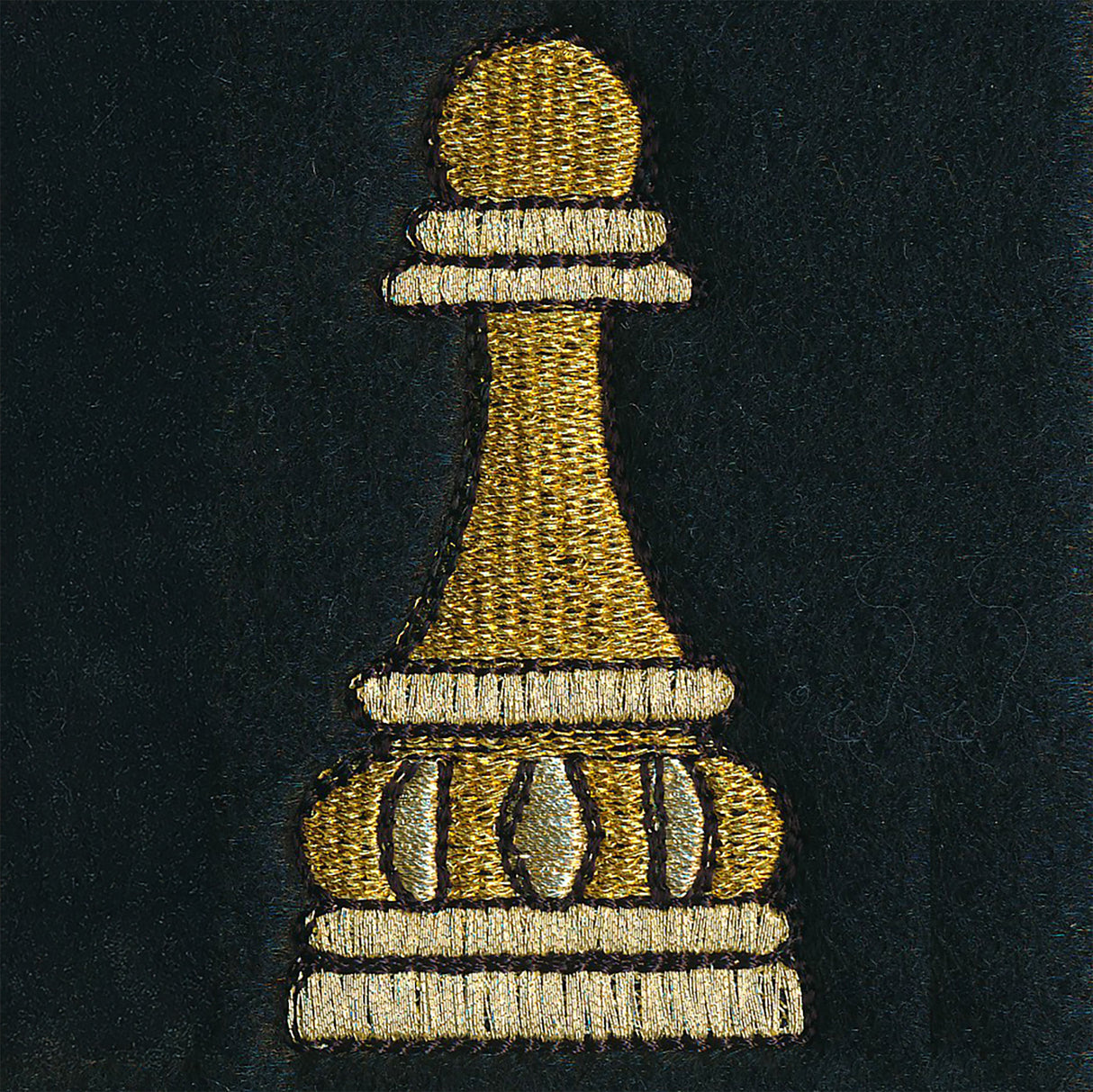 Gilded Chess Piece - Pawn
