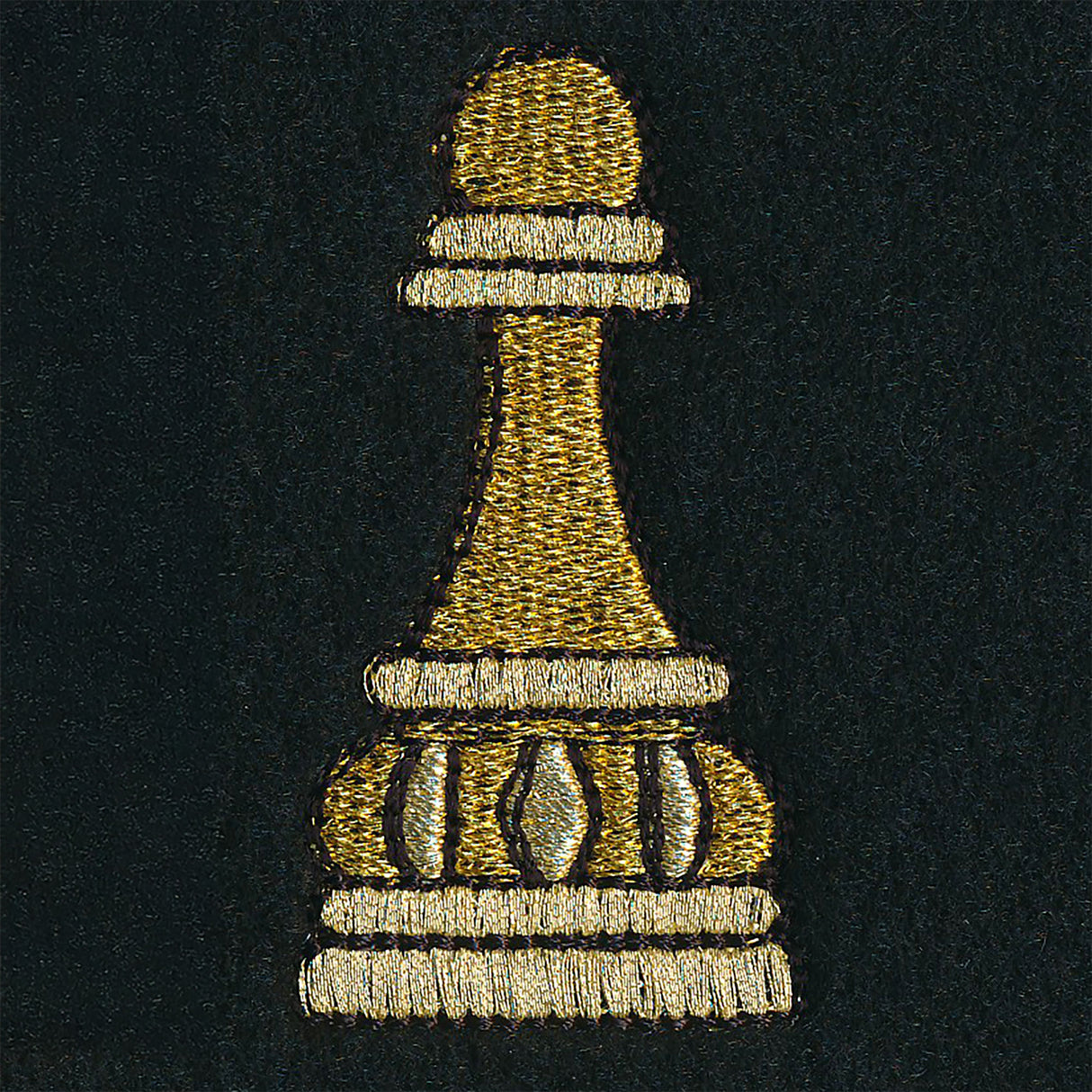 Gilded Chess Piece - Pawn