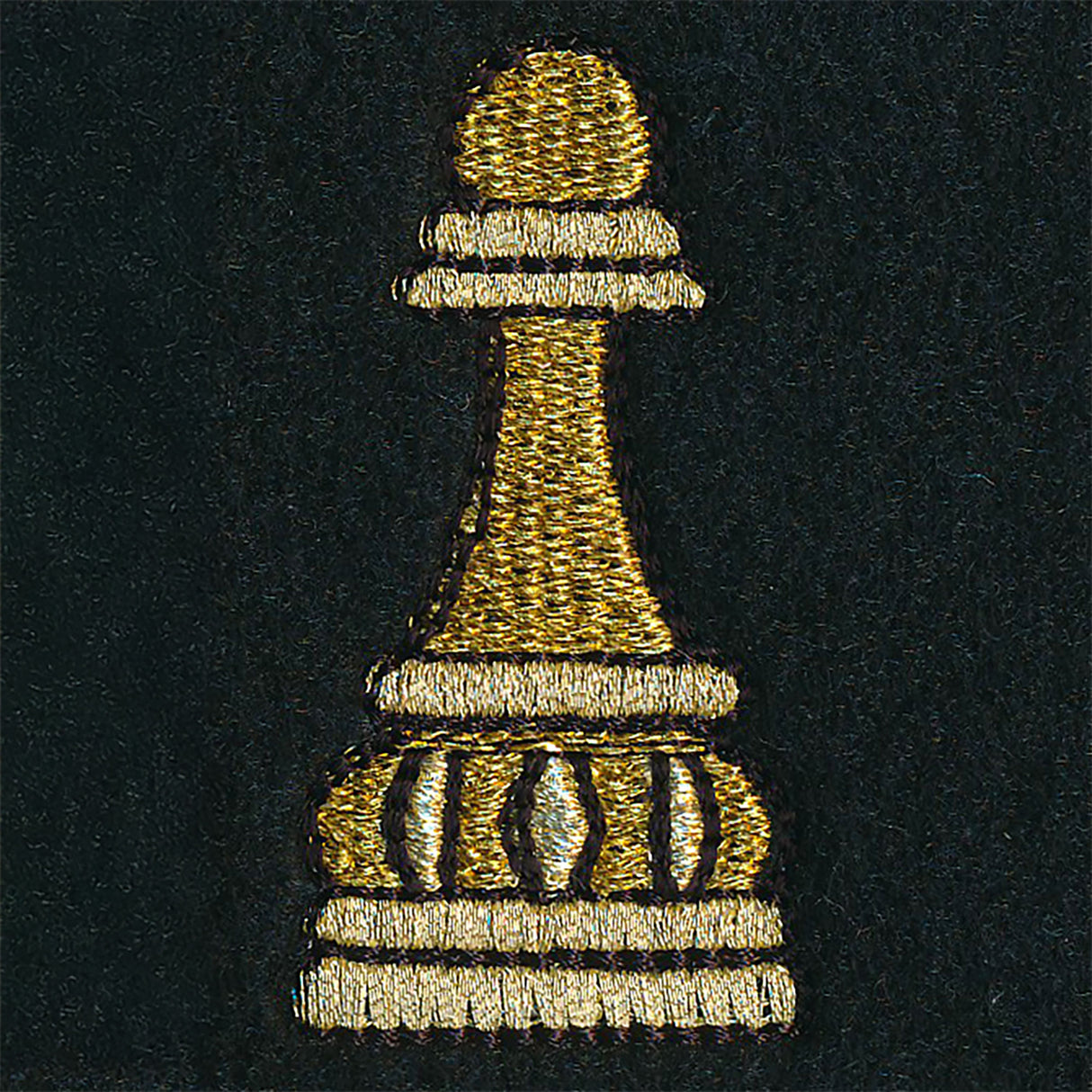 Gilded Chess Piece - Pawn