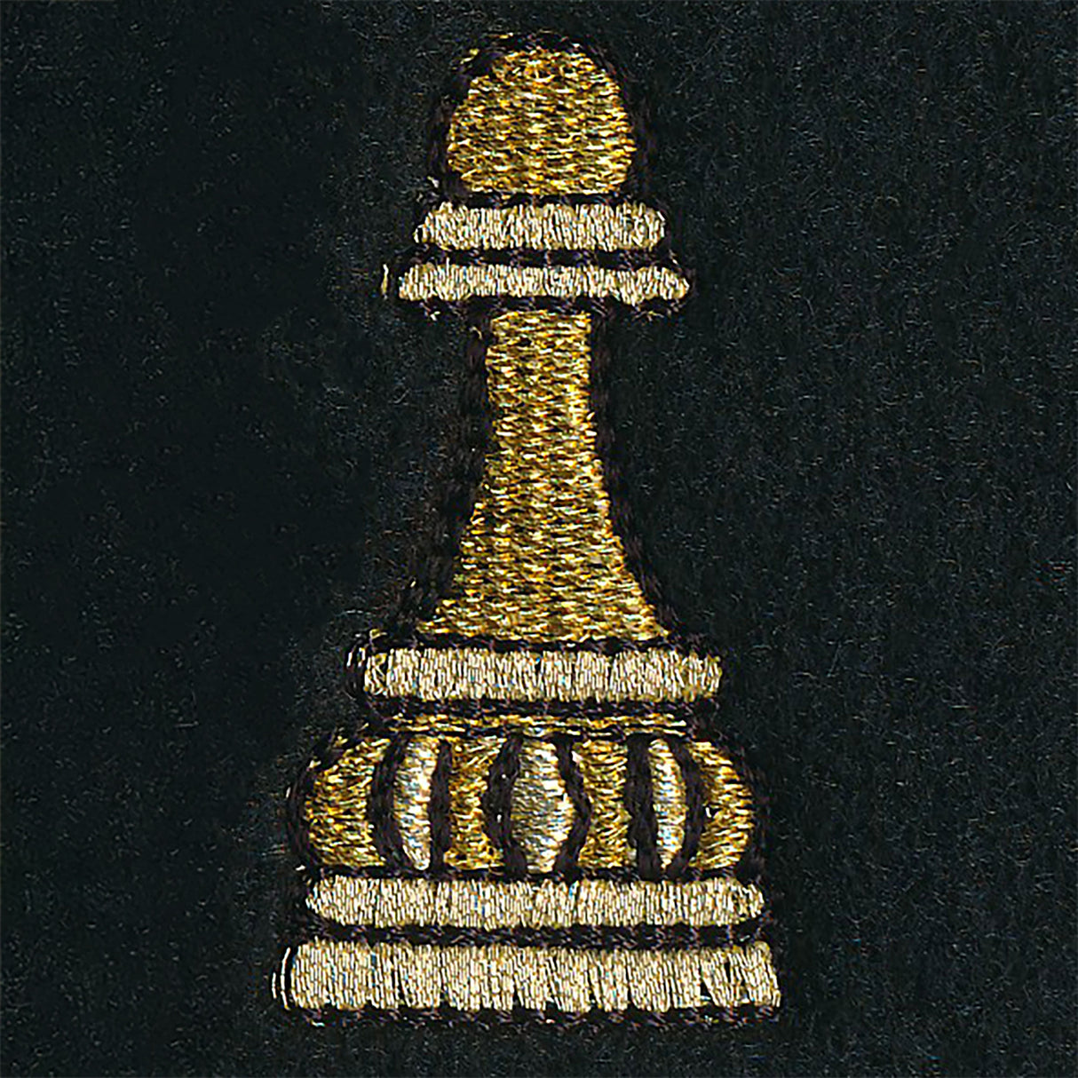 Gilded Chess Piece - Pawn