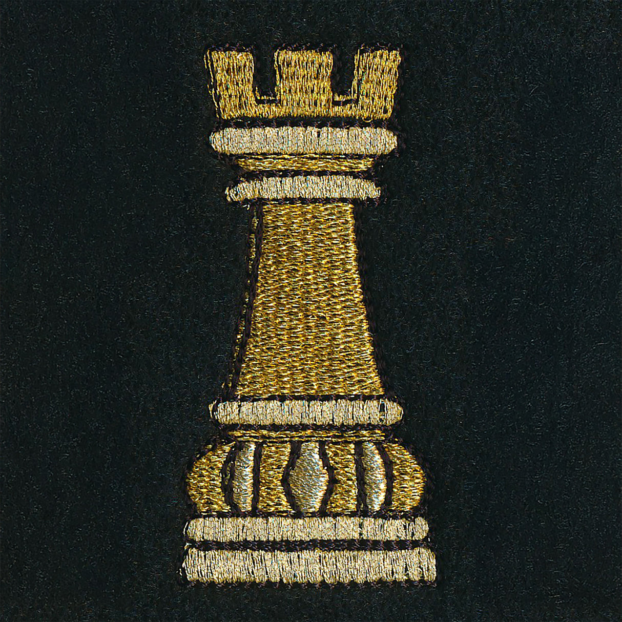 Gilded Chess Piece - Rook
