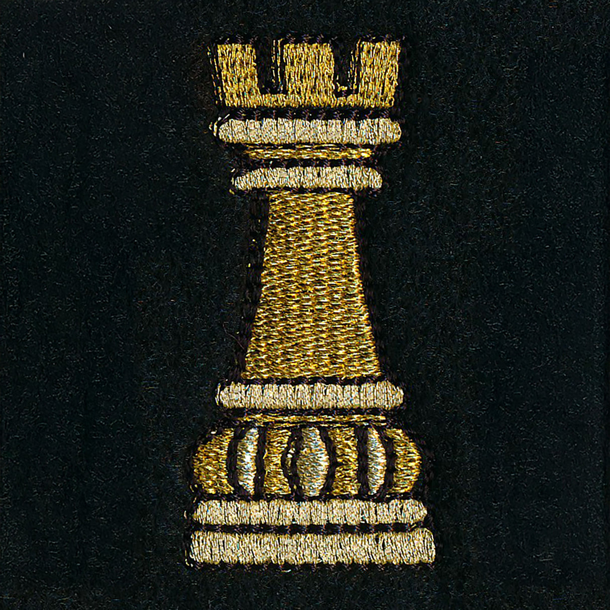 Gilded Chess Piece - Rook