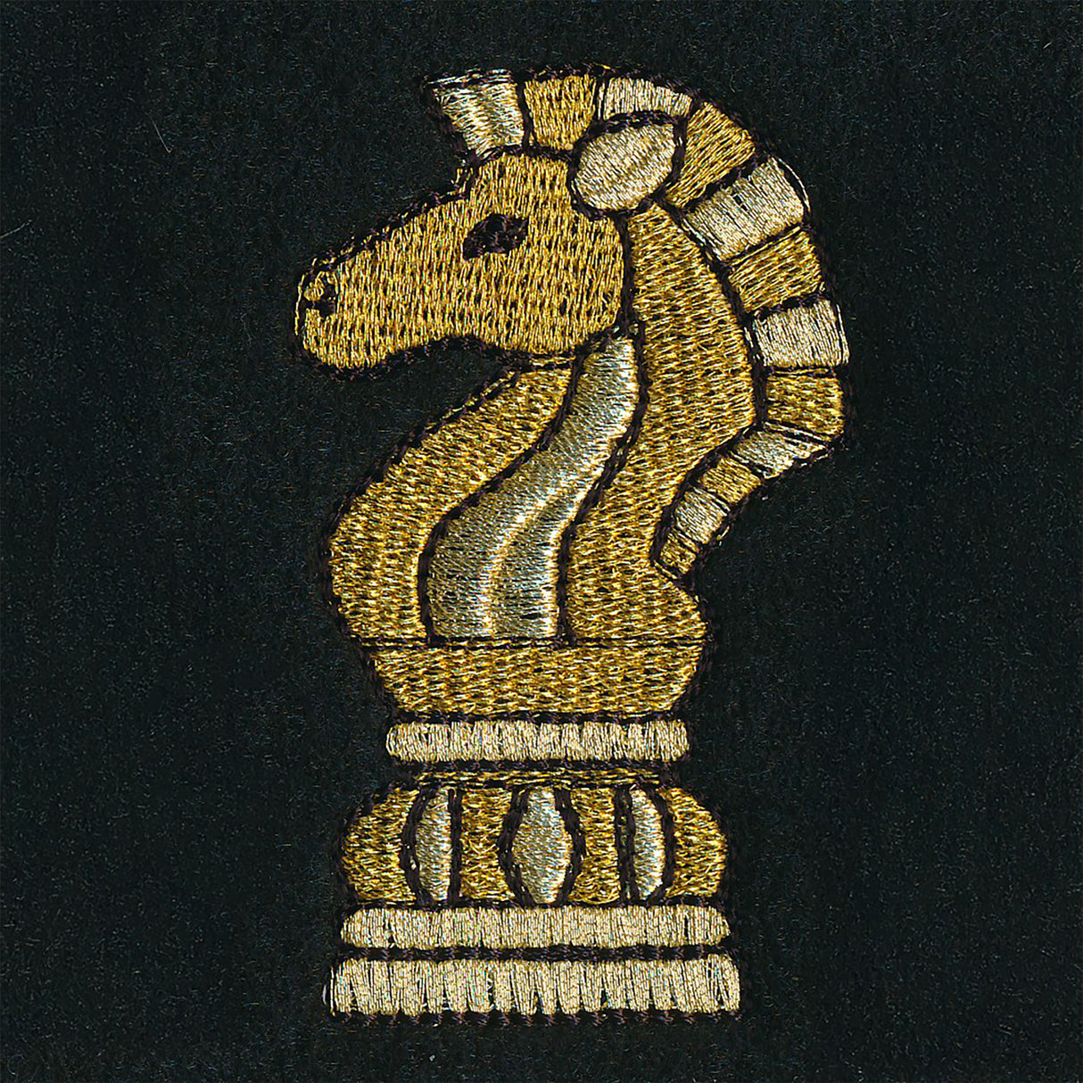 Gilded Chess Piece - Knight