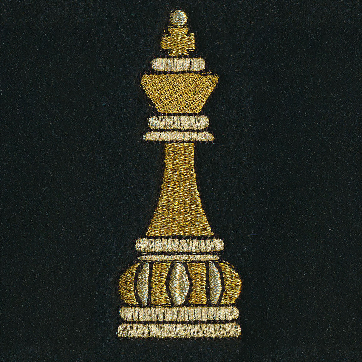 Gilded Chess Piece - King