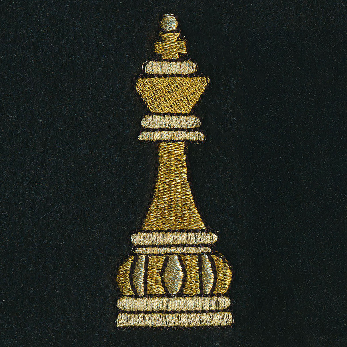 Gilded Chess Piece - King