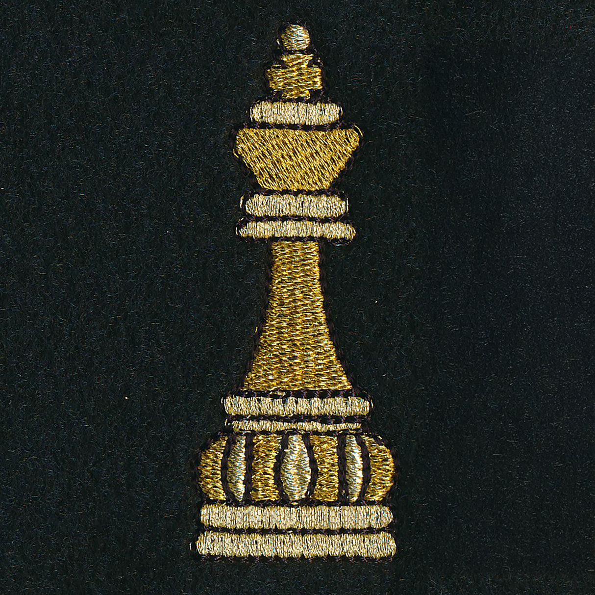 Gilded Chess Piece - King