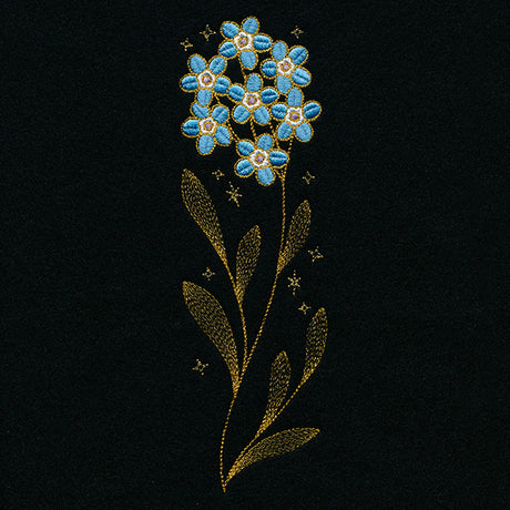 Gilded Forget-Me-Not Border
