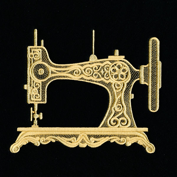 Gilded Sewing Machine