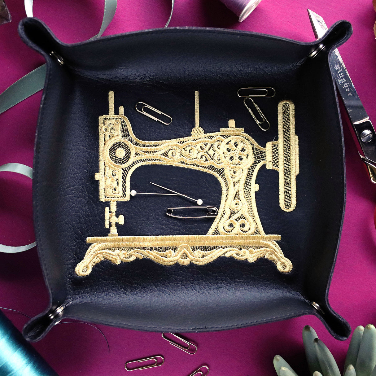 Gilded Sewing Machine