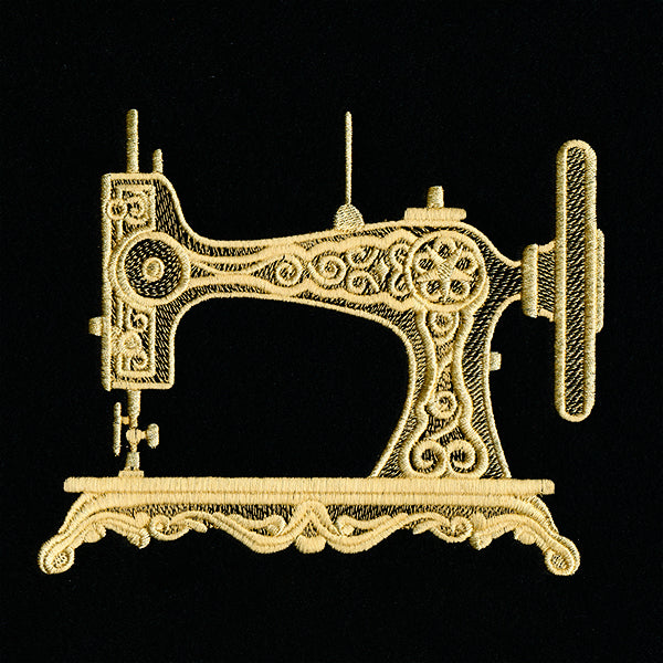 Gilded Sewing Machine
