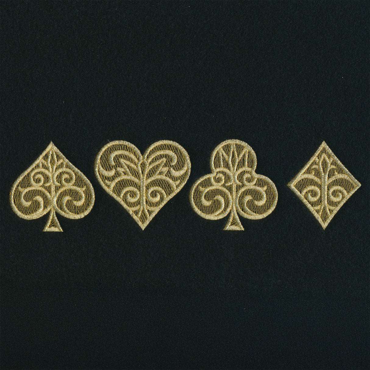 Gilded Card Suits - Horizontal Border