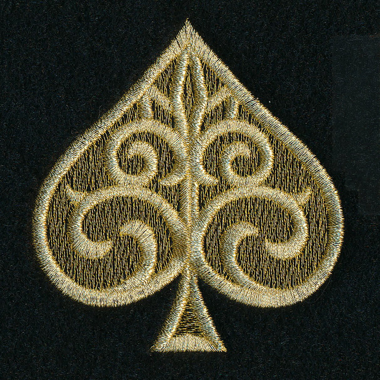 Gilded Card Suits - Spade