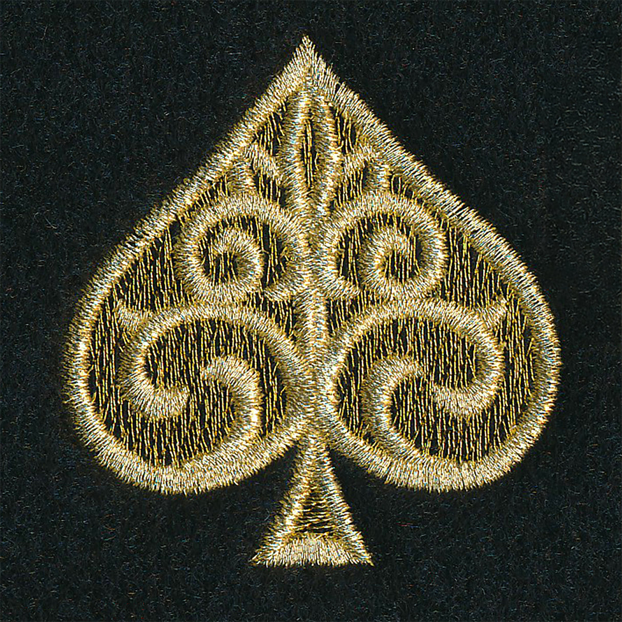 Gilded Card Suits - Spade