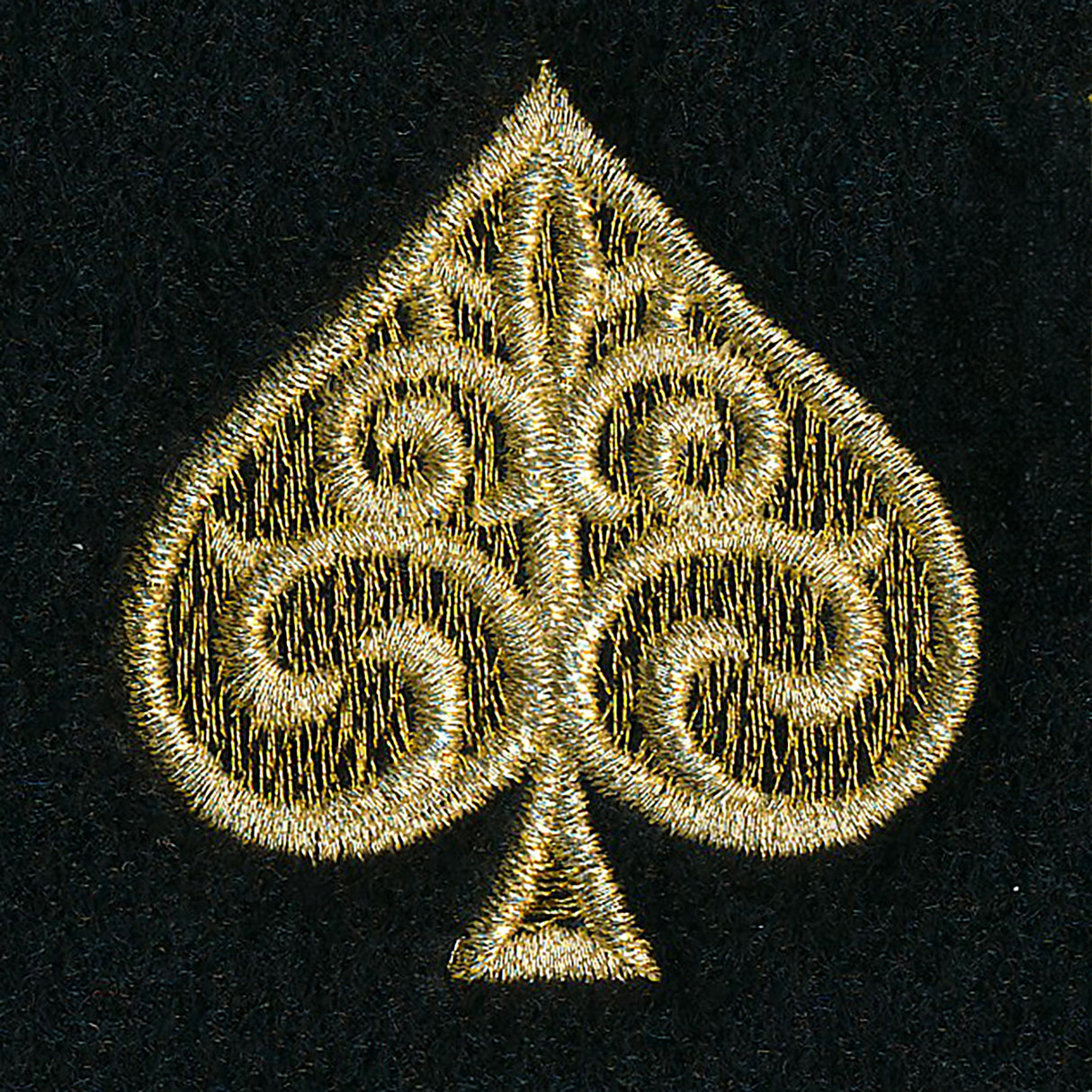 Gilded Card Suits - Spade