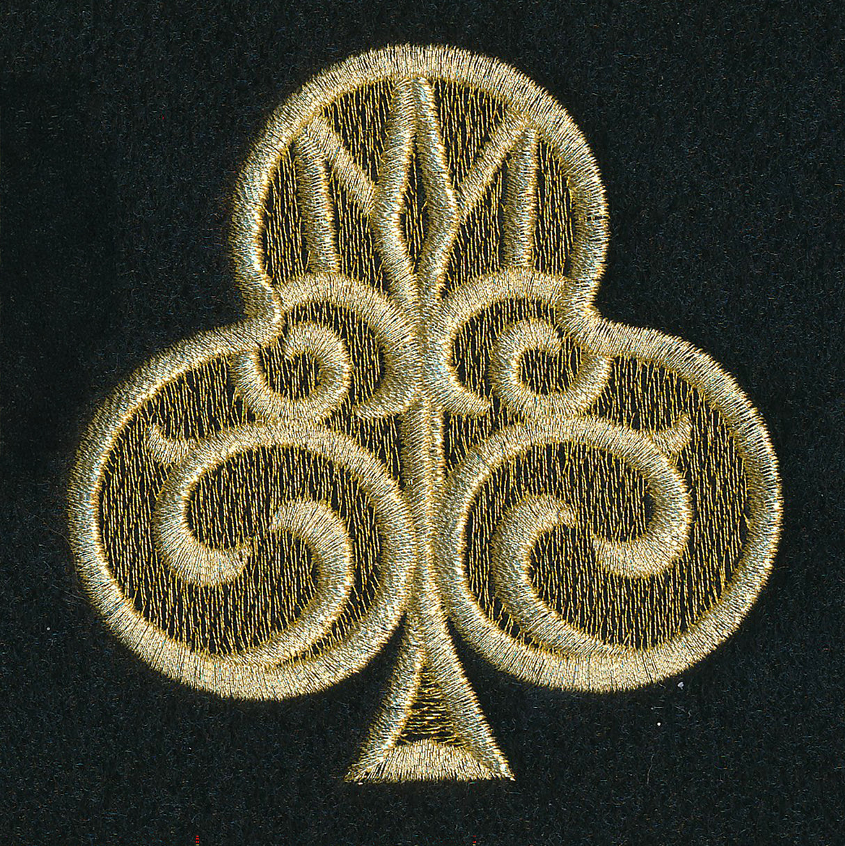 Gilded Card Suits - Club