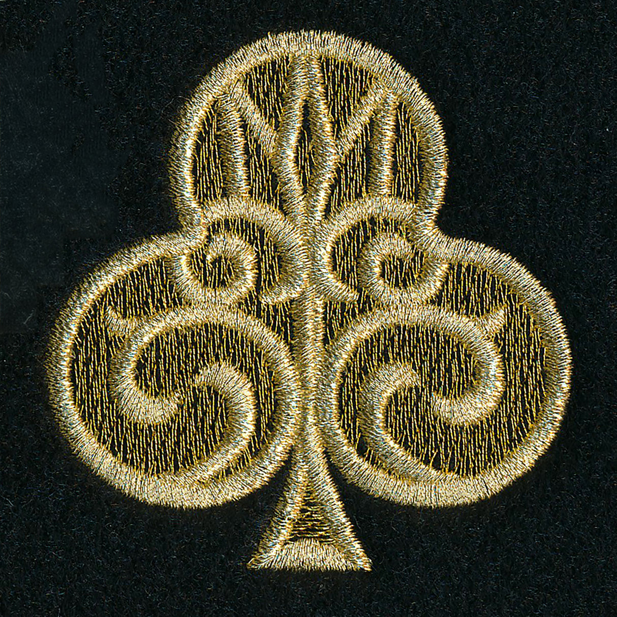 Gilded Card Suits - Club