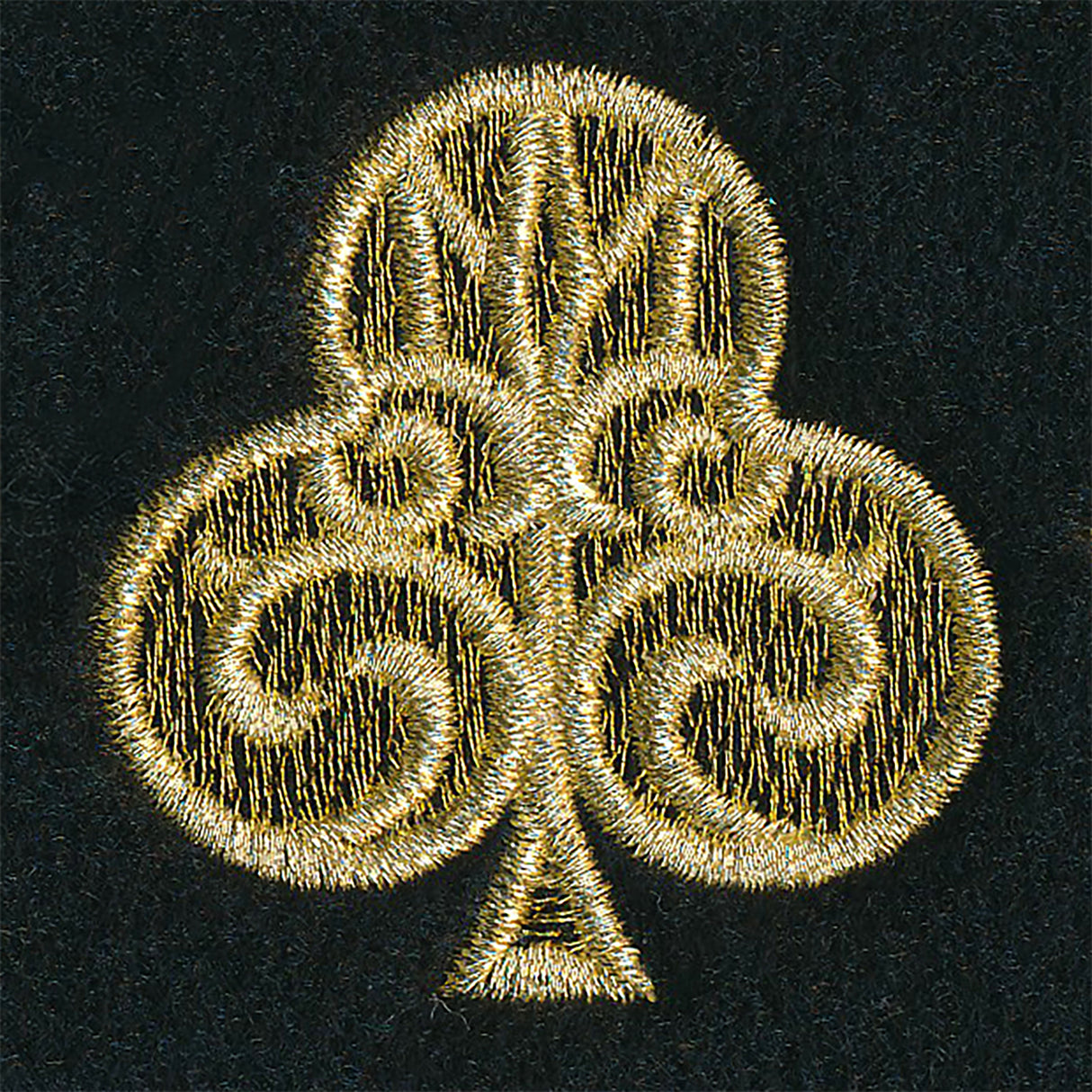 Gilded Card Suits - Club