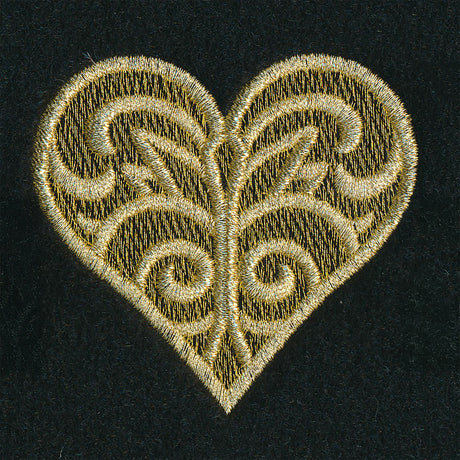 Gilded Card Suits – Heart