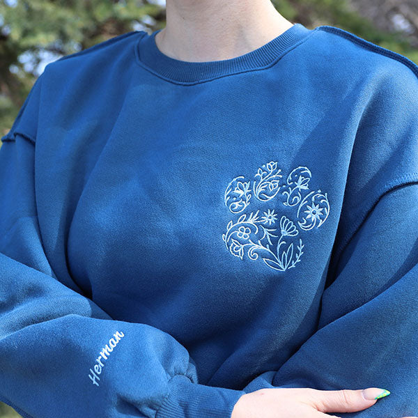 Garden Whimsy Paw Print