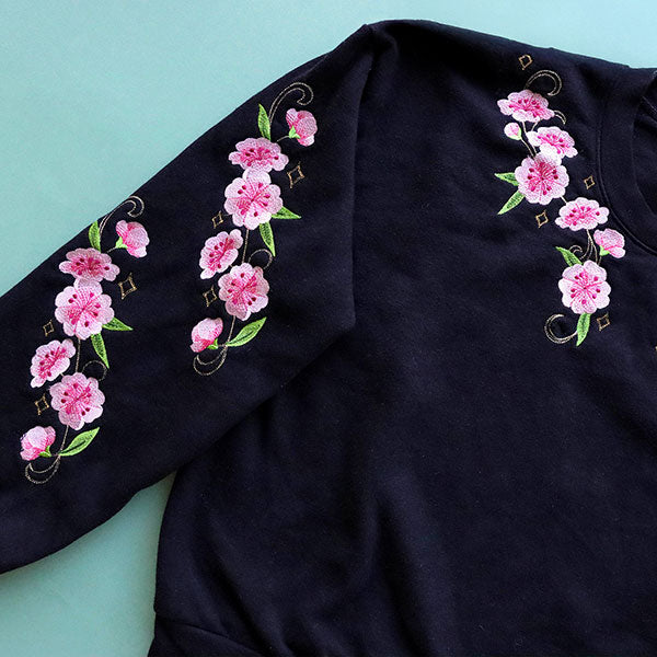 Swirling Gilded Blossoms - Spray