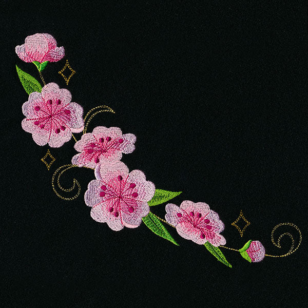 Swirling Gilded Blossoms - Flourish