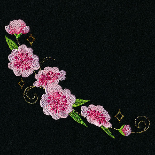 Swirling Gilded Blossoms - Flourish