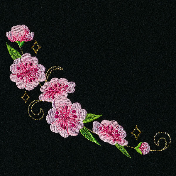 Swirling Gilded Blossoms - Flourish