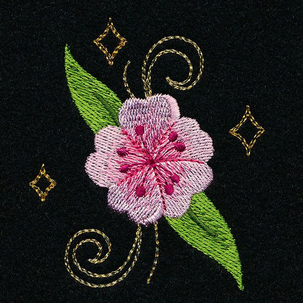 Swirling Gilded Blossoms - Accent