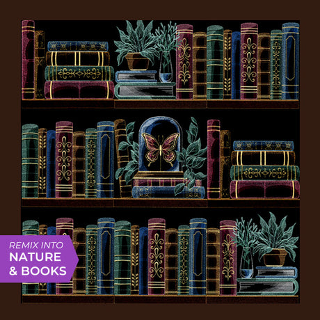 Build a Bookshelf Scene – Butterfly Bell Jar