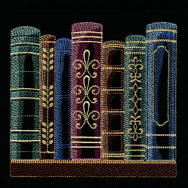 Build a Bookshelf Scene – 7 Book Row