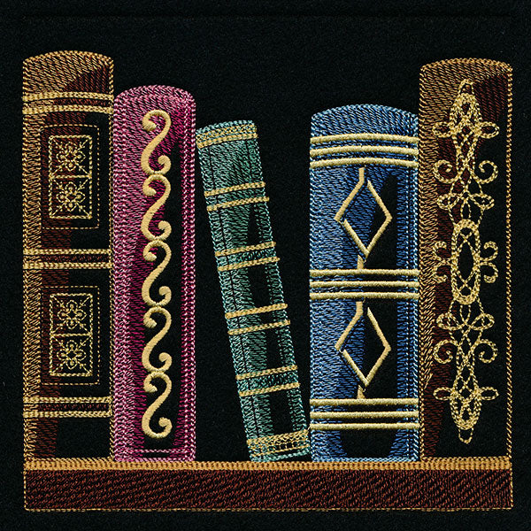 Build a Bookshelf Scene – 5 Book Row