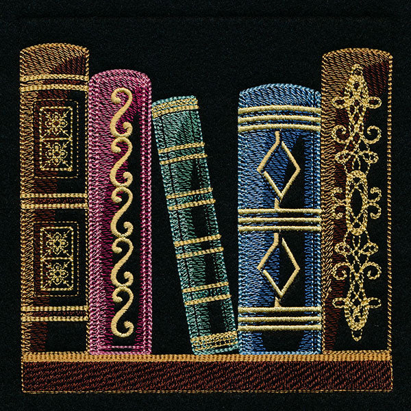 Build a Bookshelf Scene – 5 Book Row