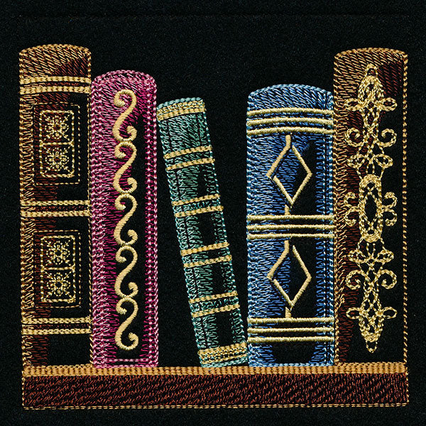 Build a Bookshelf Scene – 5 Book Row